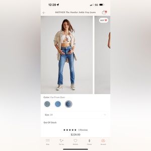 Mother Jeans size 34